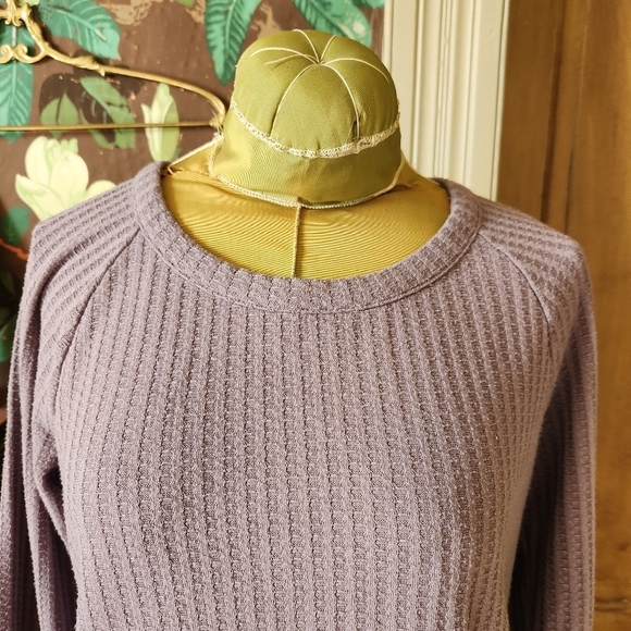 CHASER Waffle Knit Long Sleeve Top - Picture 3 of 11